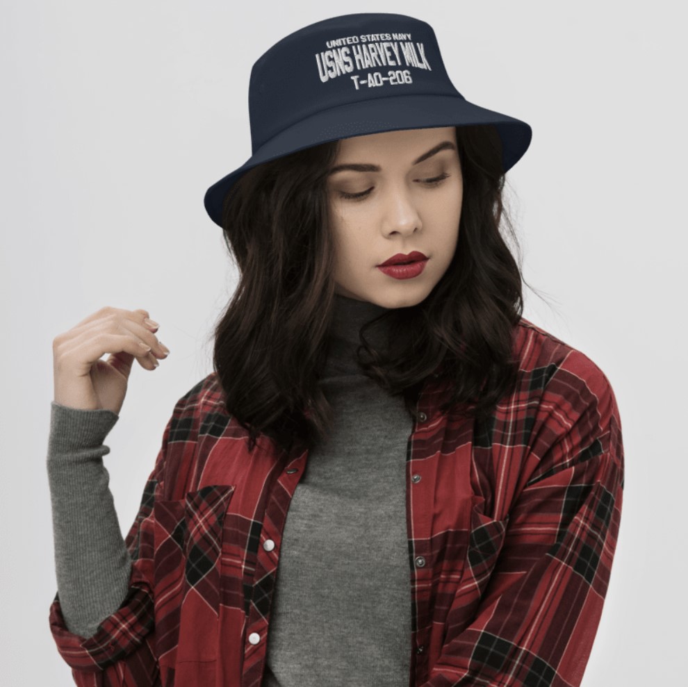 United States Navy USNS Harvey Milk Bucket Hat