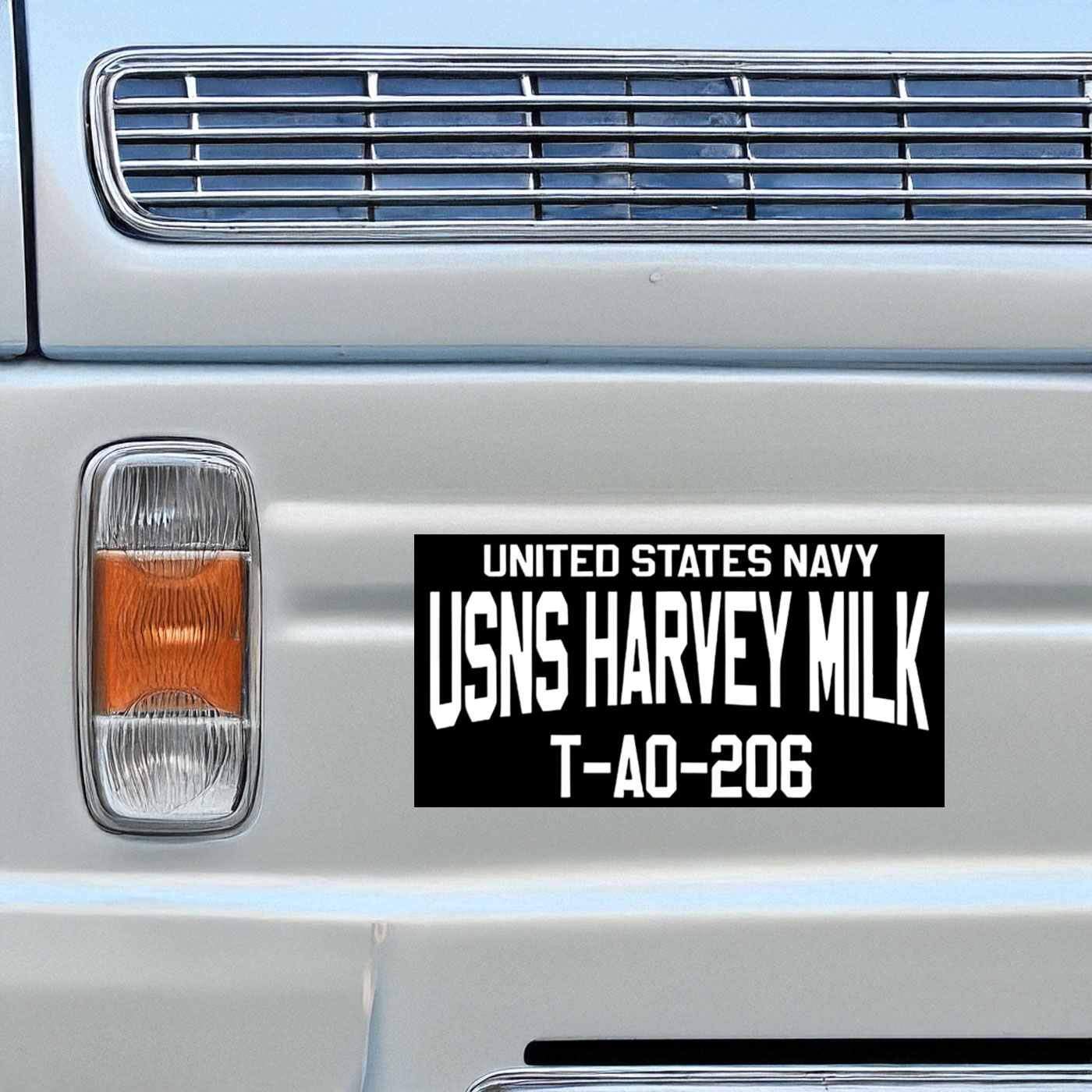 United States Navy USNS Harvey Milk Bumper Stickers