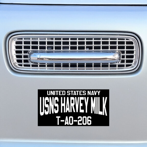 United States Navy USNS Harvey Milk Car Magnet