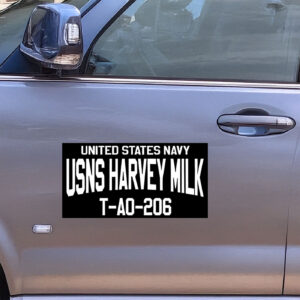 United States Navy USNS Harvey Milk Car Magnet