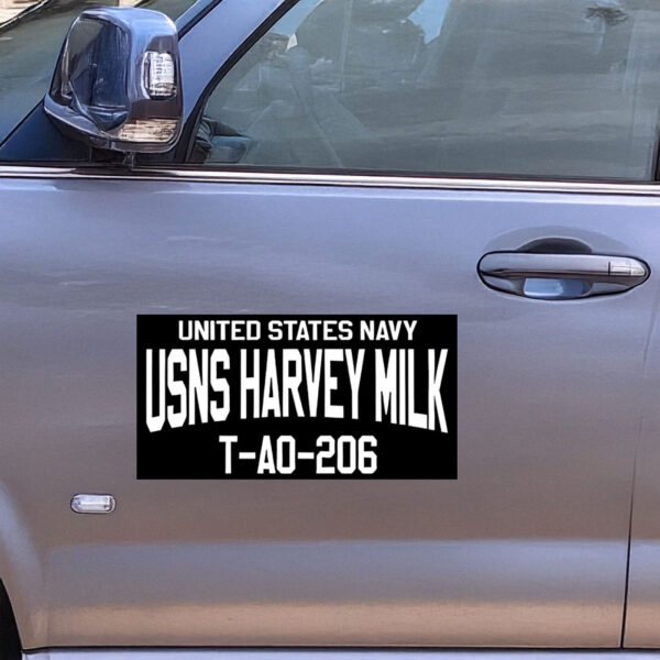United States Navy USNS Harvey Milk Car Magnet
