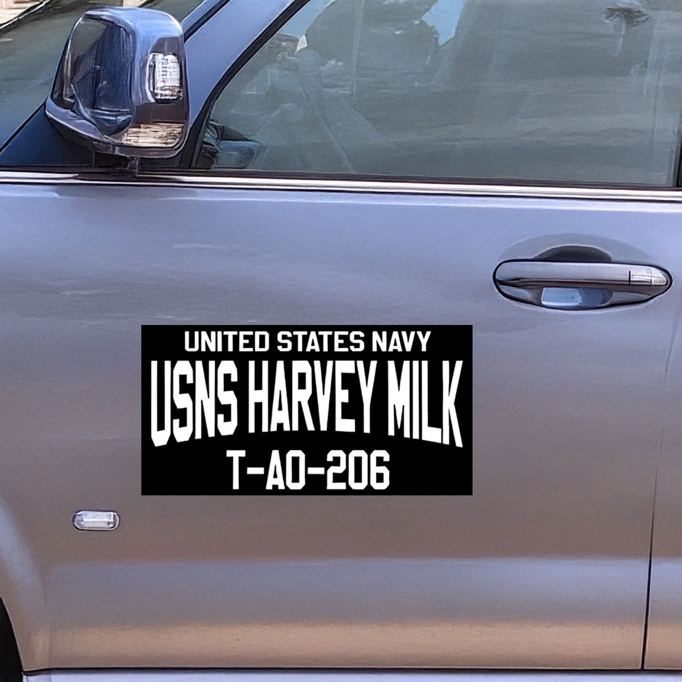 United States Navy USNS Harvey Milk Car Magnet