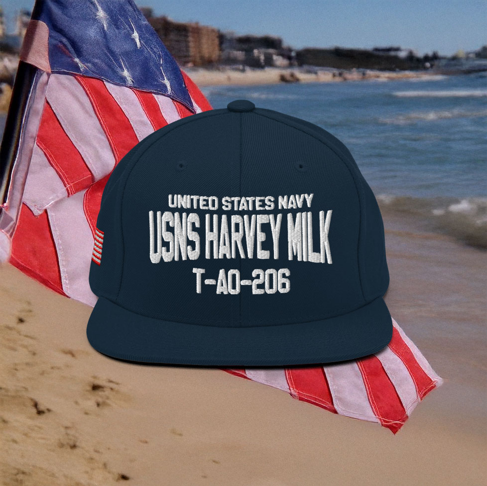 United States Navy USNS Harvey Milk Snapback