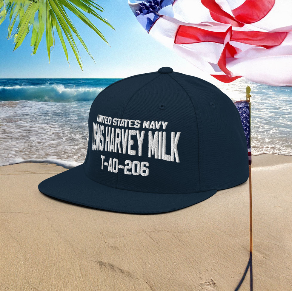 United States Navy USNS Harvey Milk Snapback