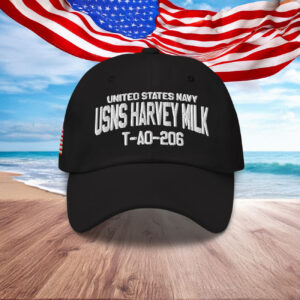 United States Navy USNS Harvey Milk T-AO-206 Hat