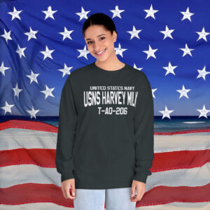 United States Navy USNS Harvey Milk T-AO-206 Long Sleeve