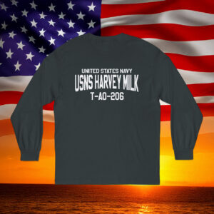 United States Navy USNS Harvey Milk T-AO-206 Long Sleeve