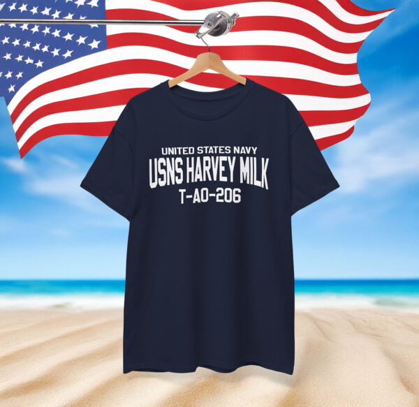 United States Navy USNS Harvey Milk T-AO-206 Shirt