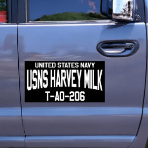 United States Navy USNS Harvey Milk T-AO-206 Stickers