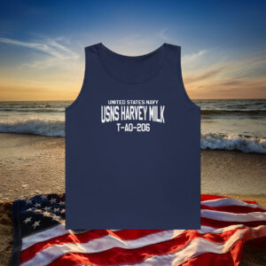 United States Navy USNS Harvey Milk T-AO-206 Tank Top