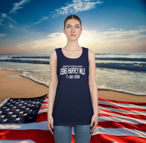 United States Navy USNS Harvey Milk T-AO-206 Tank Top
