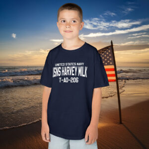 United States Navy USNS Harvey Milk T-Shirt Kids