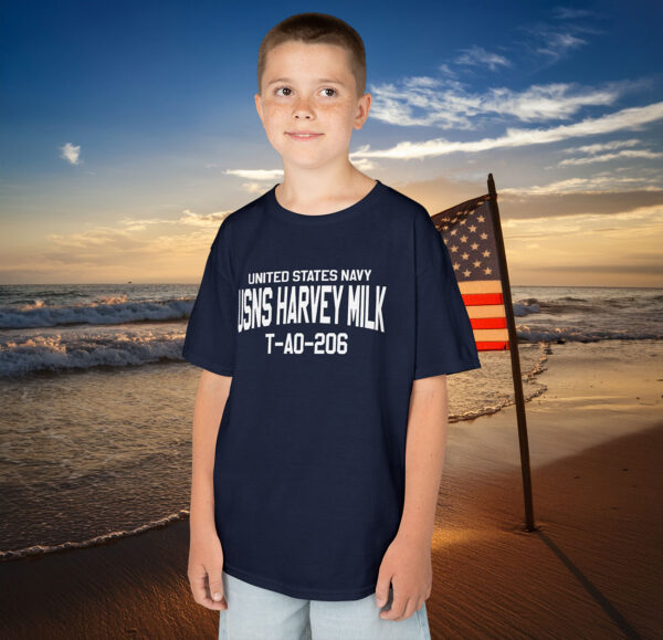 United States Navy USNS Harvey Milk T-Shirt Kids