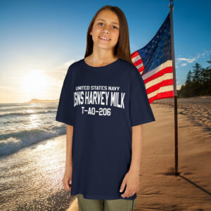 United States Navy USNS Harvey Milk T-Shirt Kids