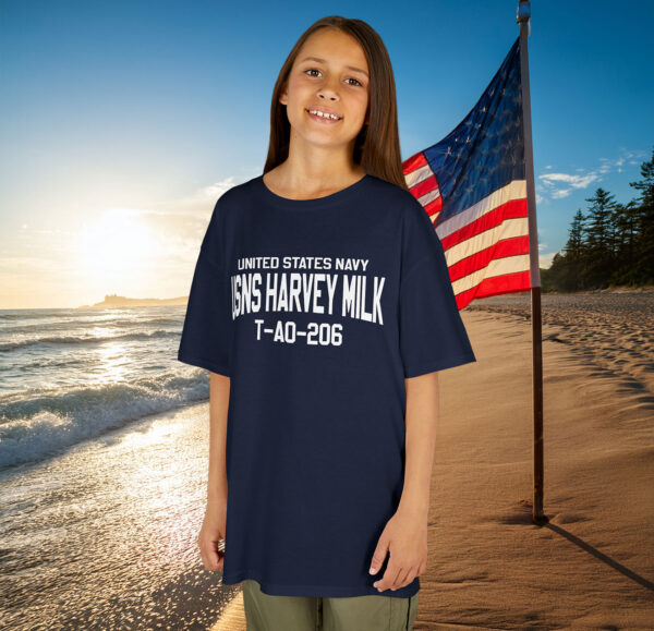 United States Navy USNS Harvey Milk T-Shirt Kids
