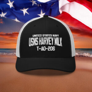 United States Navy USNS Harvey Milk Trucker Hat