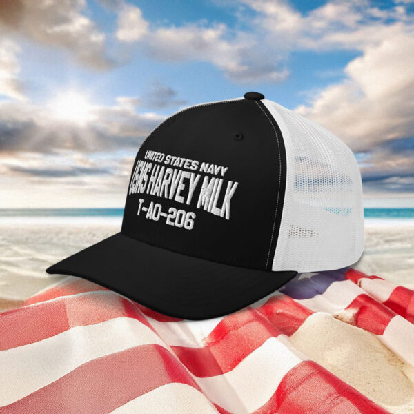 United States Navy USNS Harvey Milk Trucker Hat