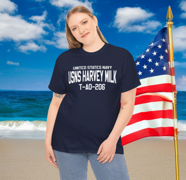 Womens United States Navy USNS Harvey Milk Shirt