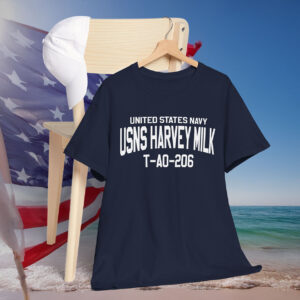 Womens United States Navy USNS Harvey Milk Shirt