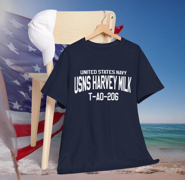 Womens United States Navy USNS Harvey Milk Shirt